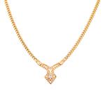 Forever Diamonds Diamond ArrowHead Necklace in 14kt Gold