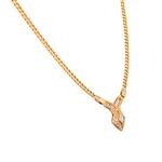 Diamond ArrowHead Necklace in 14kt Gold