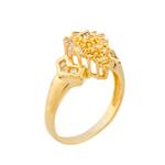 Diamond Blossom Ring in 14kt Gold