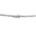 Diamond Briolette Necklace in 18kt White Gold