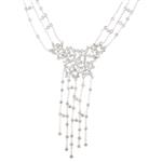 Diamond Bubble Necklace in 18kt White Gold