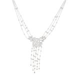 Diamond Bubble Necklace in 18kt White Gold
