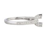 Forever Diamonds Diamond Castle Engagement Ring Setting in 18kt White Gold