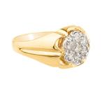 Diamond Cluster Ring in 14kt Gold