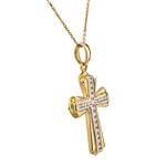 Diamond Cross in 14kt Gold