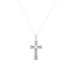 Forever Diamonds Diamond Cross in 14kt White Gold 