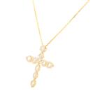 Diamond Cross of Shapes in 14kt Gold