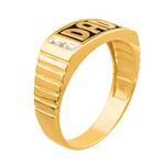 Diamond "DAD" Ring in 14kt Gold