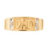 Diamond "DAD" Ring in 14kt Gold