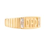 Diamond "DAD" Ring in 14kt Gold