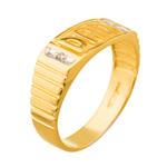 Diamond "DAD" Ring in 14kt Gold