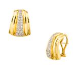 Diamond Earrings in 14kt Gold