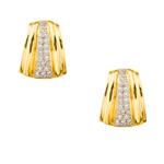 Diamond Earrings in 14kt Gold