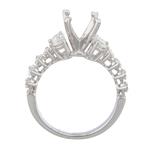 Diamond Engagement Ring in 18kt White Gold