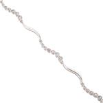 Diamond Journey Bracelet in 14kt White Gold