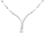 Forever Diamonds Diamond "Journey" Necklace in 14kt White Gold