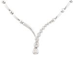 Diamond "Journey" Necklace in 14kt White Gold