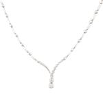 Diamond "Journey" Necklace in 14kt White Gold