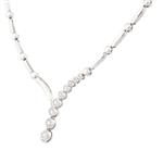 Diamond "Journey" Necklace in 14kt White Gold