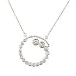 Diamond Journey Pendant in 14kt White Gold