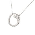 Diamond Journey Pendant in 14kt White Gold