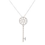 Forever Diamonds Diamond Key Pendant in 14kt White Gold