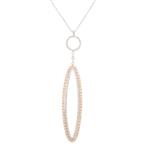 Forever Diamonds Diamond Marquise Pendant in 14kt Two-Toned Gold