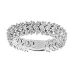 Diamond Mesh Band in 18kt White Gold