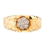 Forever Diamonds Diamond "Nugget" Ring in 14kt Gold