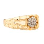 Diamond "Nugget" Ring in 14kt Gold