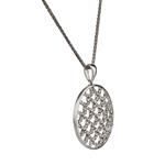 Diamond Pendant in 14kt White Gold