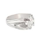 Diamond Pinky Ring in 14kt White Gold