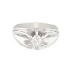 Diamond Pinky Ring in 14kt White Gold