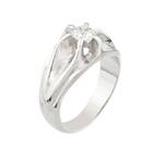 Diamond Pinky Ring in 14kt White Gold