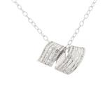 Forever Diamonds Diamond Ribbon Pendant in 14kt White Gold