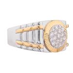 Diamond Rolex Ring in 18kt Two- Tone Gold