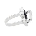 Diamond "Splat" Ring in 14kt White Gold