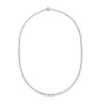 Forever Diamonds Diamond Tennis Necklace in 14kt White Gold