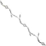 Forever Diamonds Diamond Vine Bracelet in 14kt White Gold