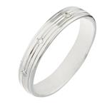 Diamond Wedding Band in 14kt White Gold