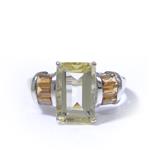 Forever Diamonds Yellow Topaz Gemstone Ring in 14kt Gold