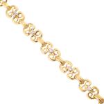 Forever Diamonds Fancy Diamond Bracelet in 14kt Gold