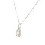 Fancy Diamond Halo Pendant in 18kt White Gold