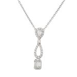 Fancy Diamond Pendant in 18kt White Gold