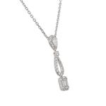 Fancy Diamond Pendant in 18kt White Gold