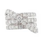 Fancy Diamond Ring in 14kt White Gold