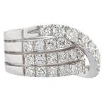 Fancy Diamond Ring in 14kt White Gold