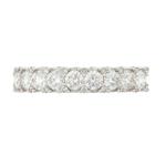 Forever Diamonds Fancy Diamond Wedding Band in 18kt White Gold