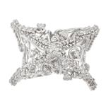 Forever Diamonds Fancy Filigree Diamond Ring in 14kt White Gold