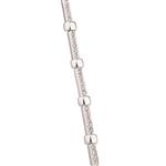 Fancy Round Diamond Bracelet in 14kt White Gold 